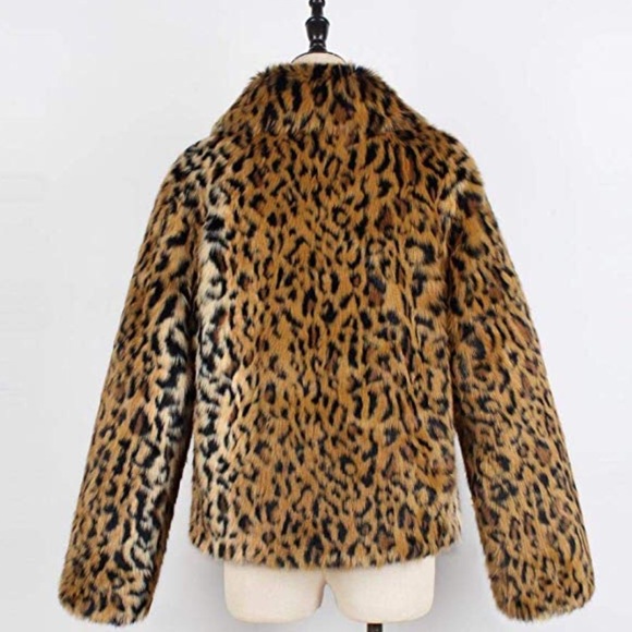Leopard faux fur jacket - Picture 5 of 5